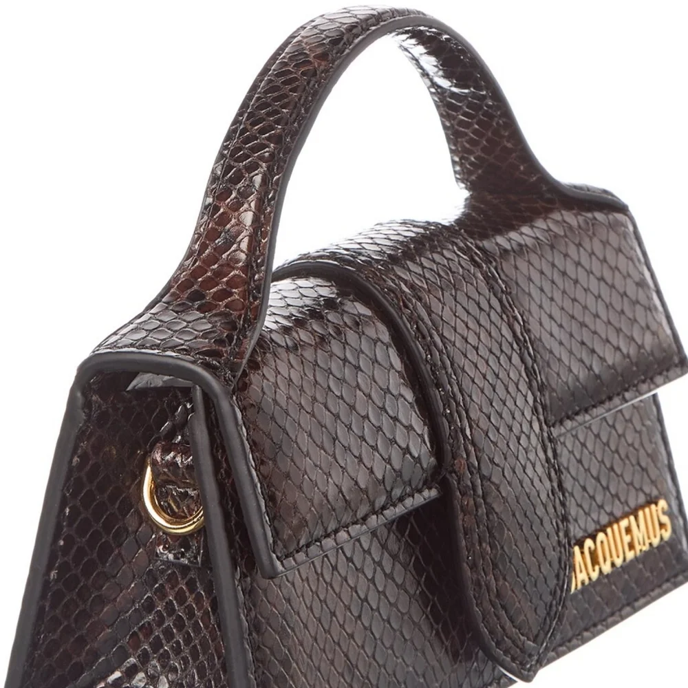 Jacquemus The Bambino Python Embossed Bag - Picture 5 of 6